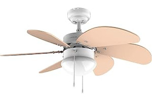 Lamparas Ventilador Blancas