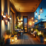 Ilumina tu balcón con estilo: Ideas con lámparas exteriores