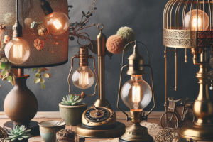 Lámparas de mesa vintage: Encanto retro para tu hogar Lámparas de mesa vintage: Encanto retro para tu hogar