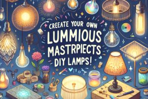 ¡Lámparas DIY: Crea tus propias obras de arte luminosas! ¡Lámparas DIY: Crea tus propias obras de arte luminosas!