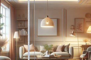 ¿Cuál es la mejor altura para instalar lámparas en el salón?